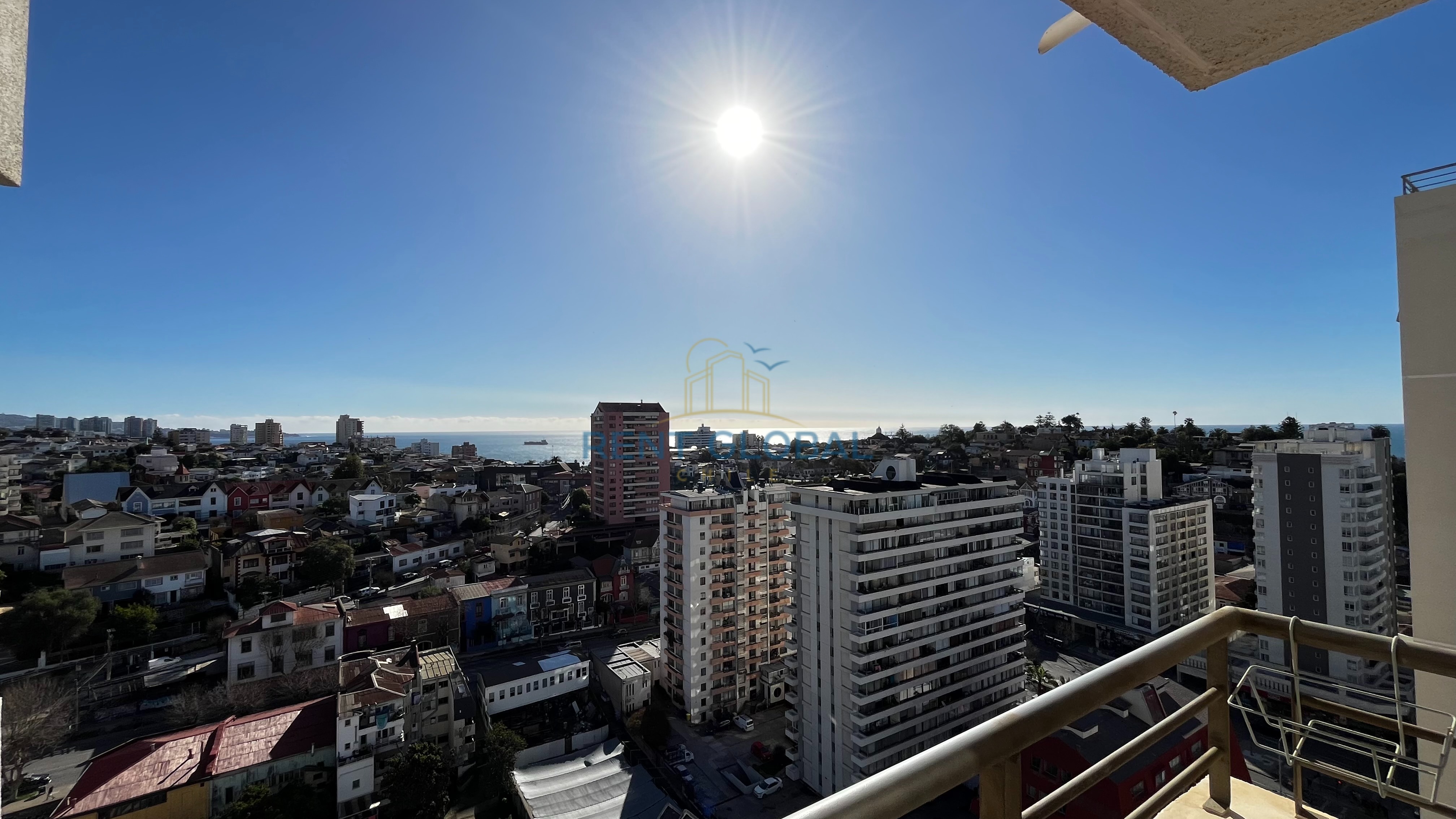 Depto Arriendo 2D 2B con hermosa  Vista al Mar